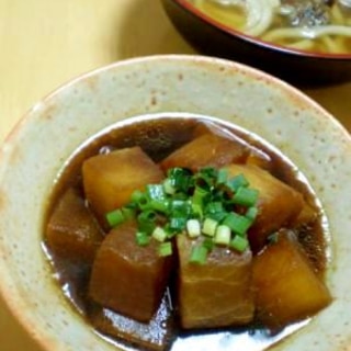 大根だけ！すき焼きのタレで簡単煮物。